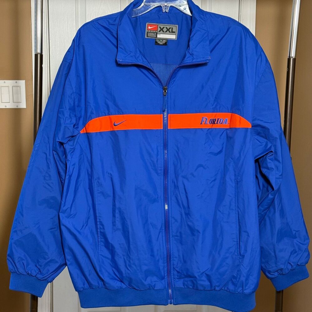 Nike Florida Gators Jacket Mesh Lining Pockets Vented XXL Full Zip 2XL